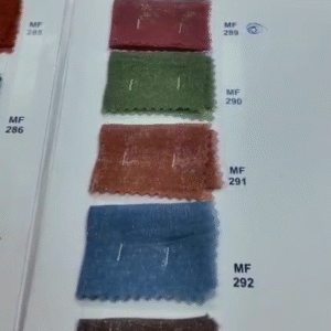 crunchy / crinkle texture fabric – wholesale, all colors, stiff & textured finish